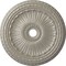 Ekena Millwork Viceroy Ceiling Medallion (Fits Canopies up to 4 7/8"), 35 1/8"OD x 4 7/8"ID x 2 1/2"P, Pearl White CM35VIPWS - alternate 1